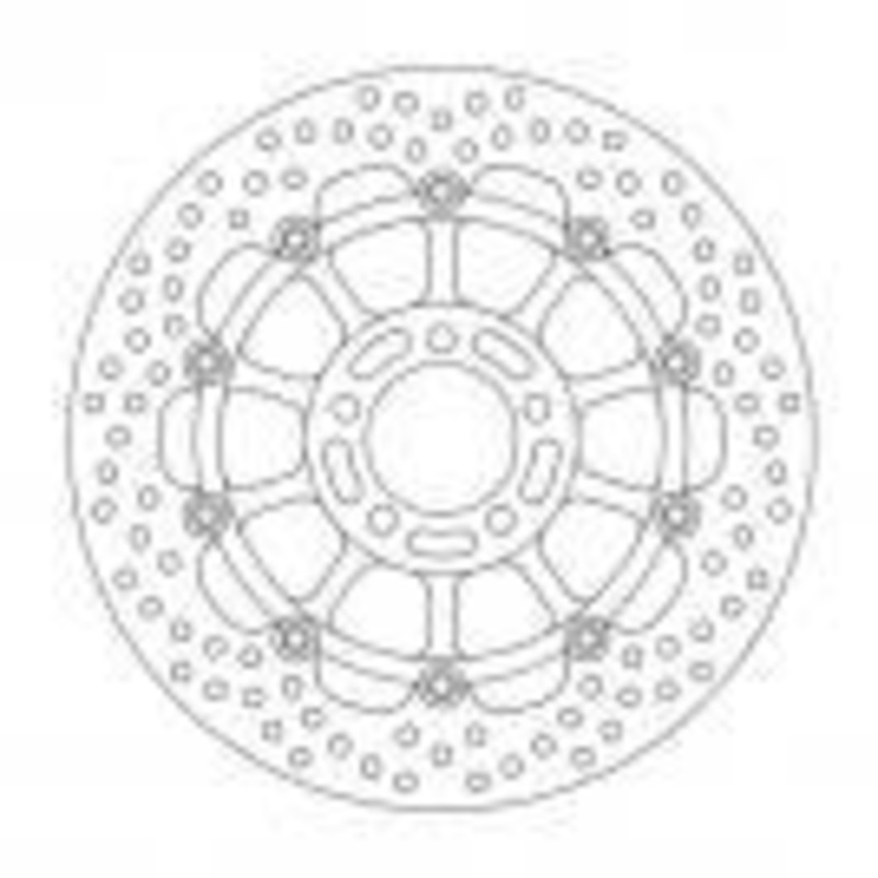 BRAKE DISC FRONT LEFT OR RIGHT MOTO MASTER HALO 300MM KAWASAKI