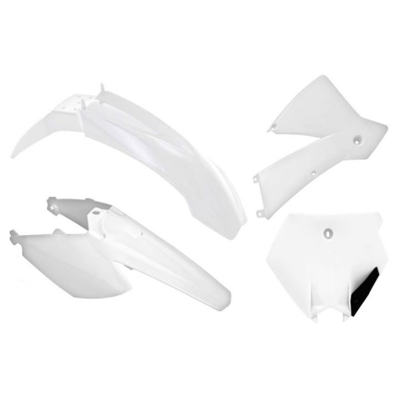 PLASTICS KIT RTECH 4 PIECE WHITE KTM 85 SX 06-12