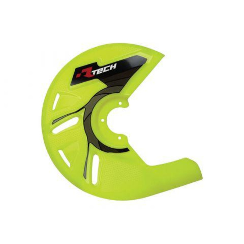 *DISC GUARD RTECH NEON YELLOW BETA HONDA HUSQVARNA KAWASAKI KTM SUZUKI YAMAHA