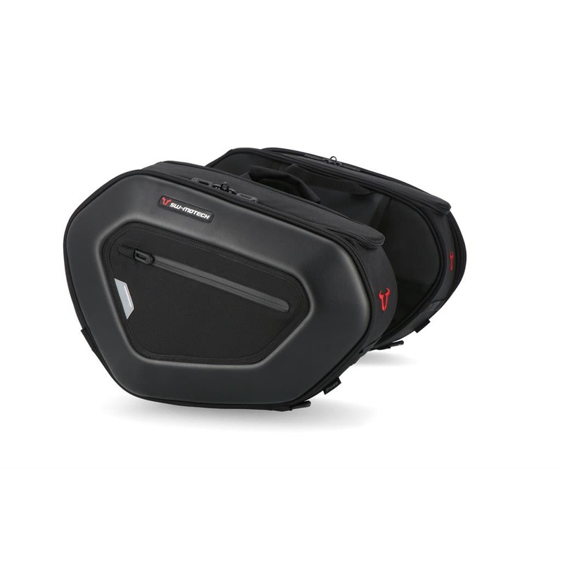SW MOTECH PRO BLAZE SADDLEBAGS PRO1680D BALLISTIC NYLON BLACK IN PAIRS